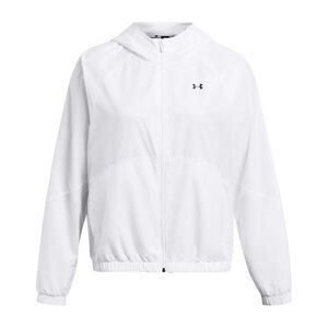 Under Armour Womens/Ladies Rival Long-Sleeved Sport Windbreaker / White